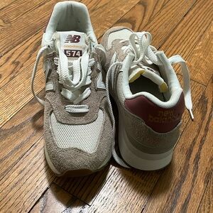 New Balance 574 platform sneaker